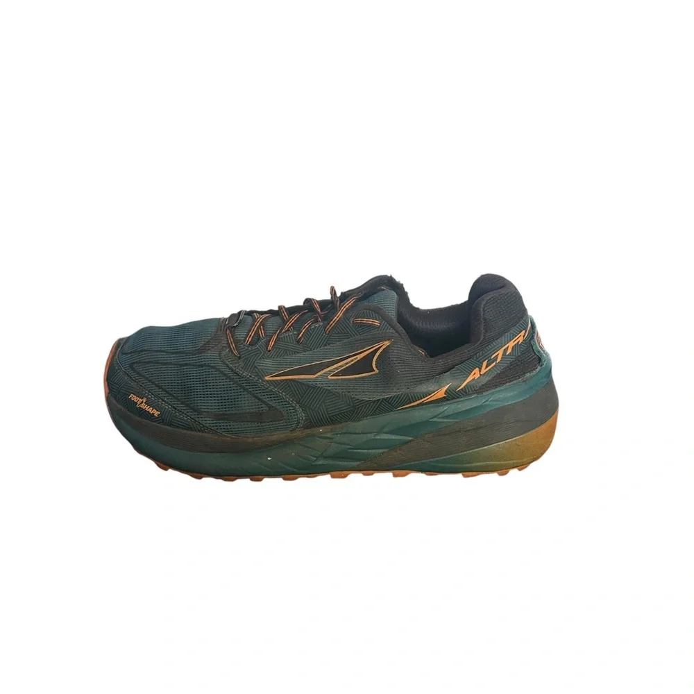 Altra Men’s ALM1959F380 Teal Orange Vibram Trail Running Shoes Size 9